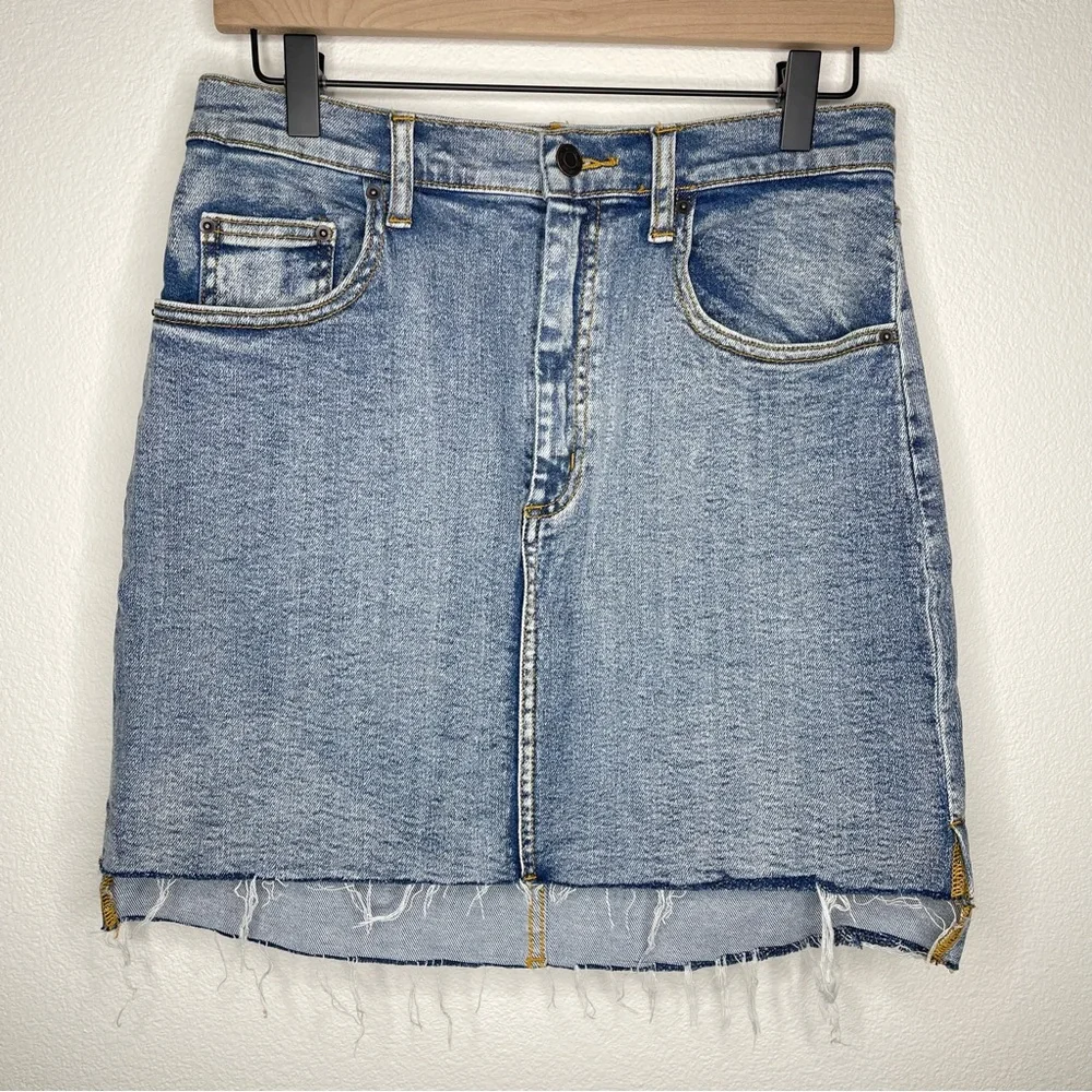 Aritzia Wilfred Free Denim Mini Skirt 8